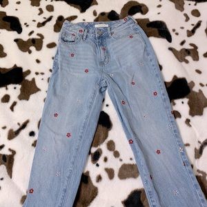 pacsun flower mom jeans 🌹